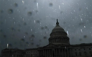 Εικόνα από το πέρασμα του κυκλώνα Άιντα στην Ουάσιγκτον - REUTERS/TOM BRENNER