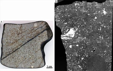 Ο εικονιζόμενος μετεωρίτης kakowa προσφέρει νέα στοιχεία για την προέλευση του νερού στη Γη. 